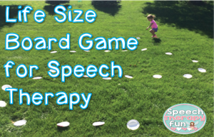 Speech Therapy Fun: Life Size Board Game