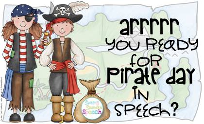 Speech Therapy Fun: Talk Like A Pirate Day