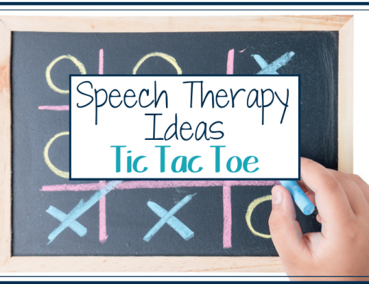 Tic Tac Toe in Speech Therapy